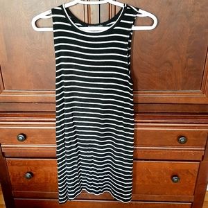Billabong black and white striped summer dress